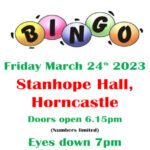 BINGO NIGHT! 24th March