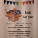 Table Top Sale - 3rd December