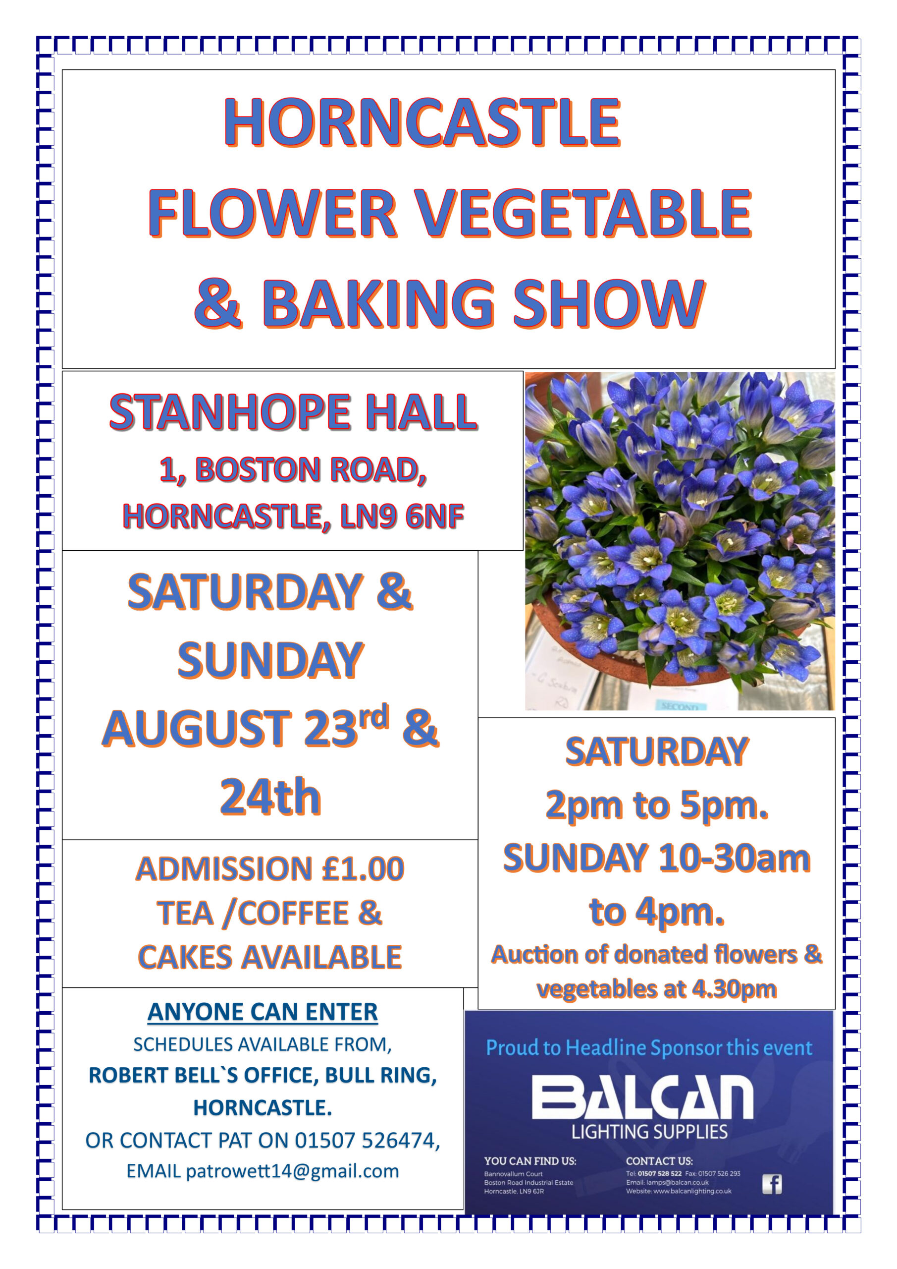 Horncastle Flower, Vegetable & Baking Show